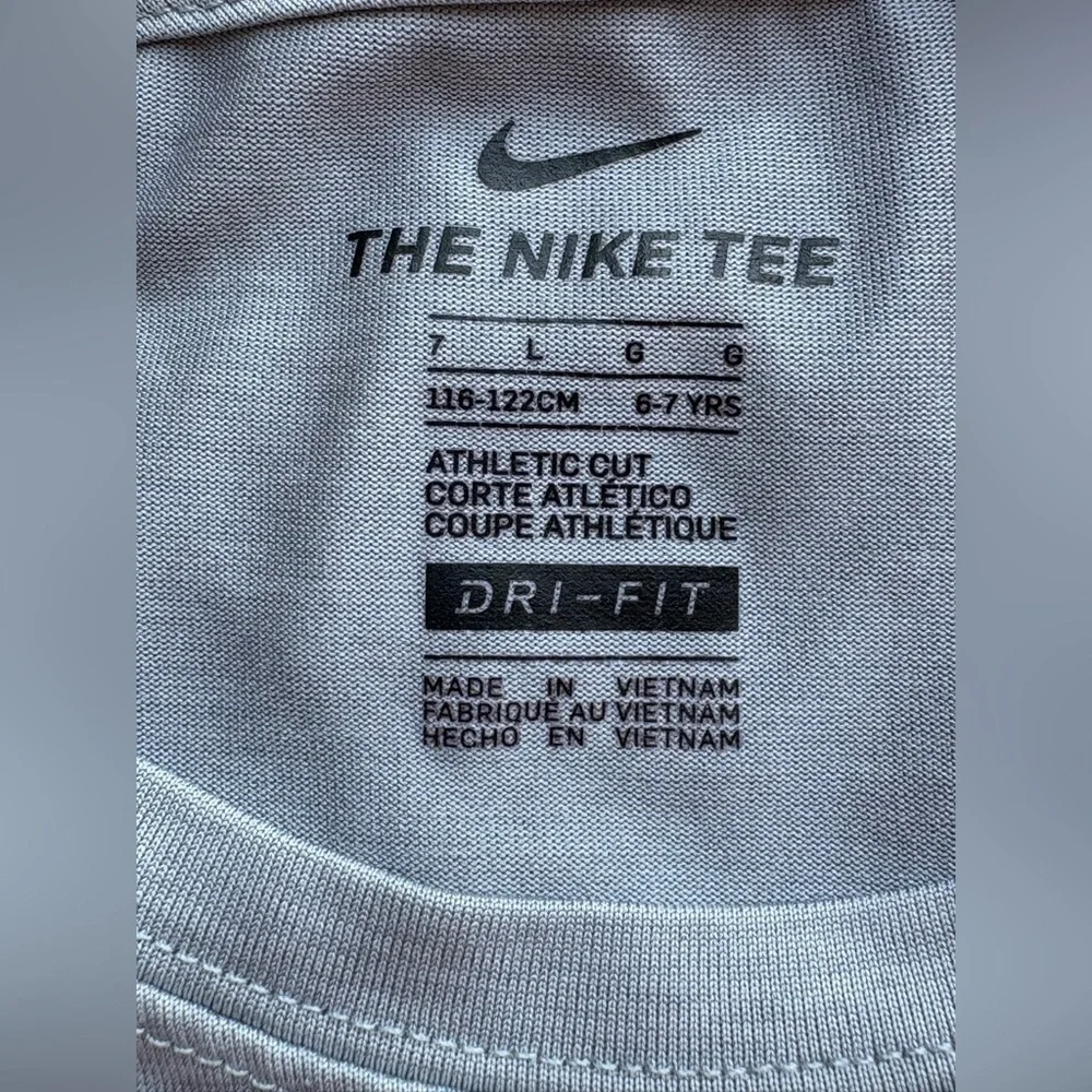 Nike Kids Blue and Gray Tee Set